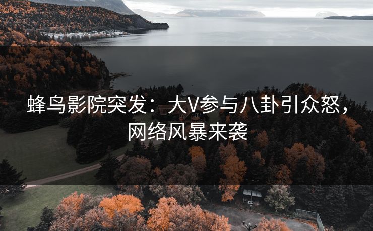 蜂鸟影院突发:大V参与八卦引众怒,网络风暴来袭 蜂鸟影院突发:大V参与八卦引众怒,网络风暴来袭